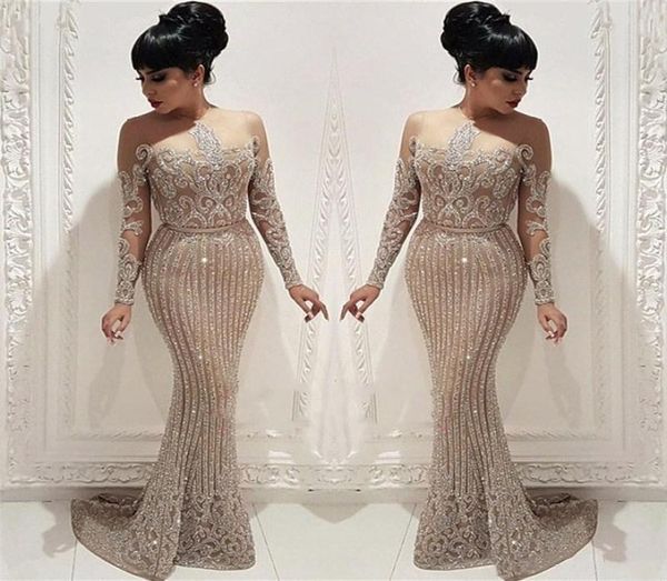 sparkling arabic sequins lace mermaid prom dresses elegant long sleeves sheer crew neck evening gowns plus size vestidos de festa 4127983, Black;red
sparkling arabic sequins lace mermaid prom dresses elegant long sleeves sheer crew neck evening gowns plus size vestidos de festa 4127983, Black;red