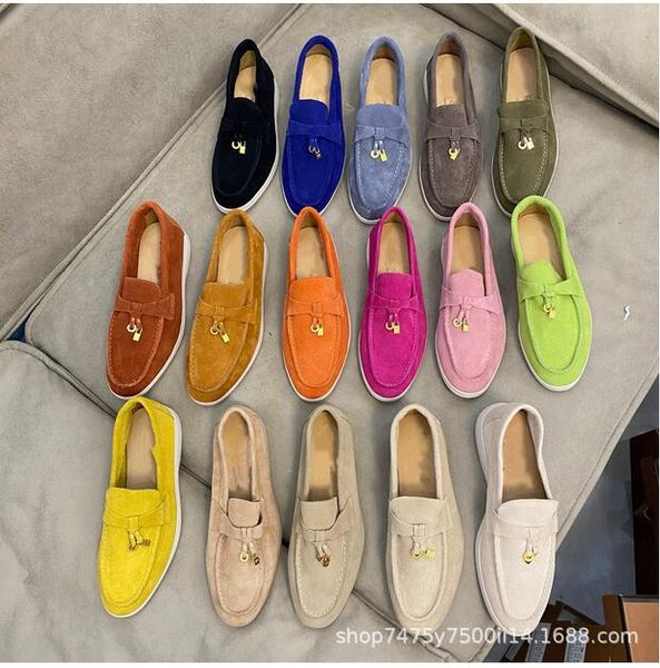 mens/women casual shoes luxury sneakers dress shoe suede leather nubuck designer flats leisure official large size 35- 45, Black
mens/women casual shoes luxury sneakers dress shoe suede leather nubuck designer flats leisure official large size 35- 45, Black