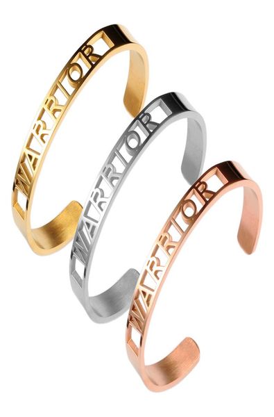 8mm women stainless steel bangle bracelet warrior inspirational engraved mantra bracelets silver gold rose gold1955067, Black
8mm women stainless steel bangle bracelet warrior inspirational engraved mantra bracelets silver gold rose gold1955067, Black