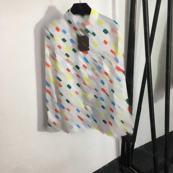 23ss high neck blouse women shirt womens designer clothing presbyopia logo wavy dot print lapel long sleeve shirt women clothes, White
23ss high neck blouse women shirt womens designer clothing presbyopia logo wavy dot print lapel long sleeve shirt women clothes, White