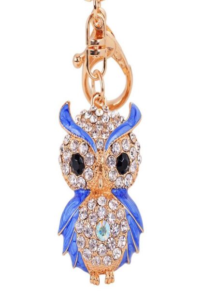 lovely enamel owl key chains rings holder amazing rhinestone purse bag buckle pendant for car keyrings keychains4619330, Silver 
lovely enamel owl key chains rings holder amazing rhinestone purse bag buckle pendant for car keyrings keychains4619330, Silver