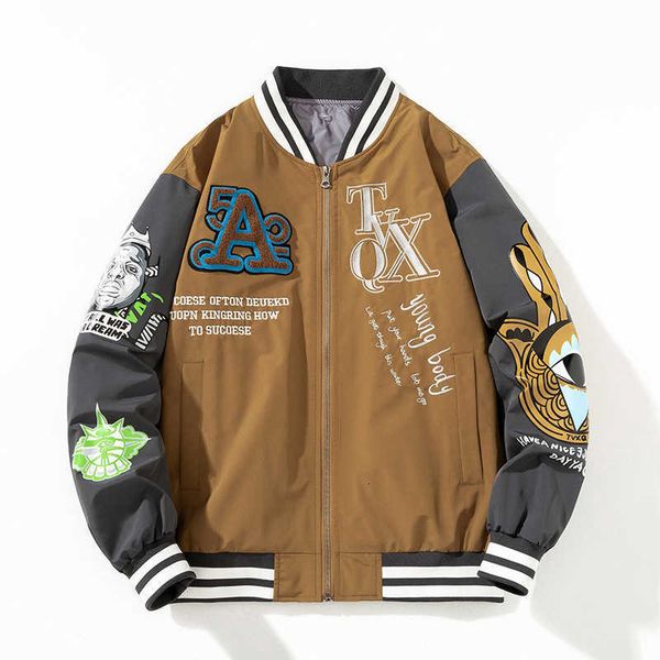 spring and autumn student trend baseball suit couple color matching loose pilot jacket youth coat f2m0, White;black
spring and autumn student trend baseball suit couple color matching loose pilot jacket youth coat f2m0, White;black