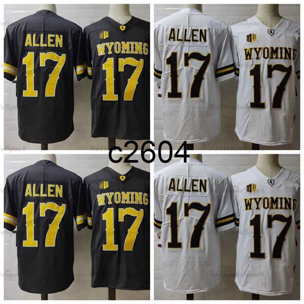c2604 ncaa wyoming 17 josh allen college football jerseys mens brown white stitched shirts, Black
c2604 ncaa wyoming 17 josh allen college football jerseys mens brown white stitched shirts, Black