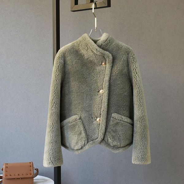 fur women 2022 autumn winter natural lamb fur coats thick warm real lamb fur overcoat ladies loose outerwear female jackets c50, Black
fur women 2022 autumn winter natural lamb fur coats thick warm real lamb fur overcoat ladies loose outerwear female jackets c50, Black