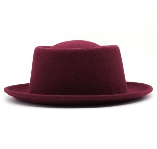 berets fashionable solid color 100 wool felt pork pie hat for womenmen curved brim crushable woolen hats fedora9780515, Blue;gray
berets fashionable solid color 100 wool felt pork pie hat for womenmen curved brim crushable woolen hats fedora9780515, Blue;gray