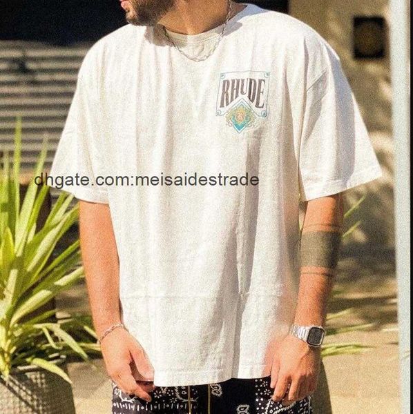 designer t shirt rhudes playing card summer short sleeve fashion brand high street casual versatile loose round neck couple short sleeve t-s, White;black
designer t shirt rhudes playing card summer short sleeve fashion brand high street casual versatile loose round neck couple short sleeve t-s, White;black