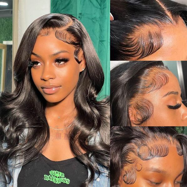 body wave 13x6 360 lace frontal wig full lace human hair pre plucked transparent lace frontal wig brazilian body hair, Black;brown
body wave 13x6 360 lace frontal wig full lace human hair pre plucked transparent lace frontal wig brazilian body hair, Black;brown