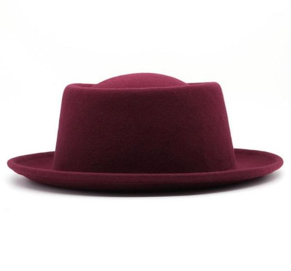 berets fashionable solid color 100 wool felt pork pie hat for womenmen curved brim crushable woolen hats fedora3116484, Blue;gray
berets fashionable solid color 100 wool felt pork pie hat for womenmen curved brim crushable woolen hats fedora3116484, Blue;gray
