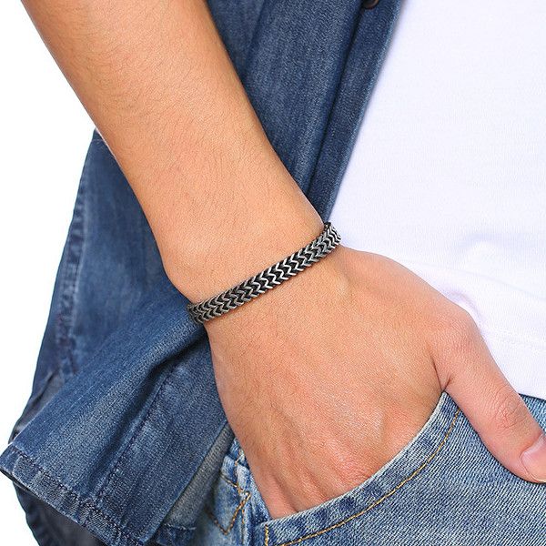 vintage mens bracelet stainless steel dargon bone shaped link chain braid bracelets punk jewelry for men boyfriend yw123br-642, Black
vintage mens bracelet stainless steel dargon bone shaped link chain braid bracelets punk jewelry for men boyfriend yw123br-642, Black