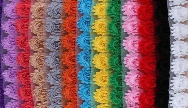 25quot chiffon flower trim chic shabby flower trim fraying rosettes diy baby children hair accessories 10 yardlot by00007548602, Slivery;white
25quot chiffon flower trim chic shabby flower trim fraying rosettes diy baby children hair accessories 10 yardlot by00007548602, Slivery;white