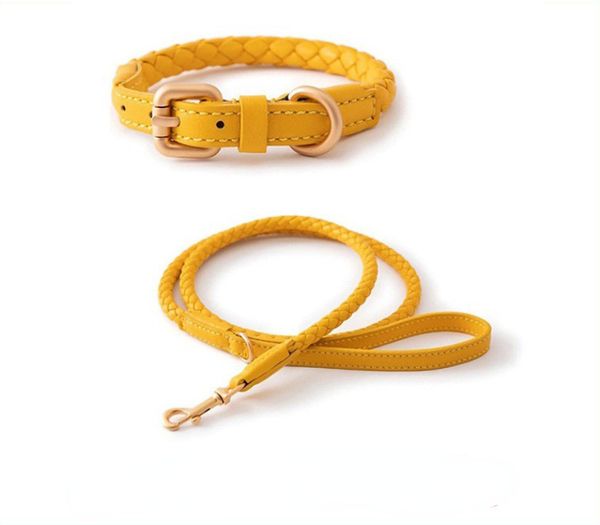 Leather Dog Collar and Leash Set, Adjustable PU Dog Collar with D-Ring Buckle, Soft & Durable Braided Leash and Collar Set for Medium Large Dogs
Leather Dog Collar and Leash Set, Adjustable PU Dog Collar with D-Ring Buckle, Soft & Durable Braided Leash and Collar Set for Medium Large Dogs