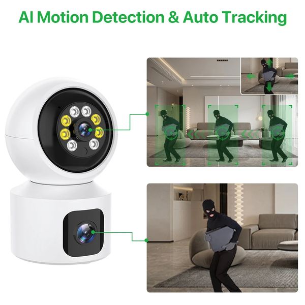 wifi camera dual screen baby monitor home secuiry camera ai human detection color night vision cctv video surveillance
wifi camera dual screen baby monitor home secuiry camera ai human detection color night vision cctv video surveillance
