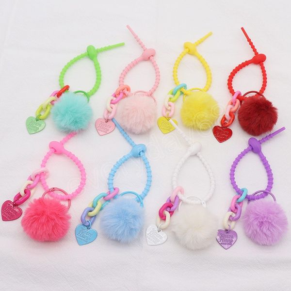fashion solid color hair ball keychain colorful hair ball car keychain ladies car bag silicone tape accessories key ring gifts, Slivery;golden
fashion solid color hair ball keychain colorful hair ball car keychain ladies car bag silicone tape accessories key ring gifts, Slivery;golden
