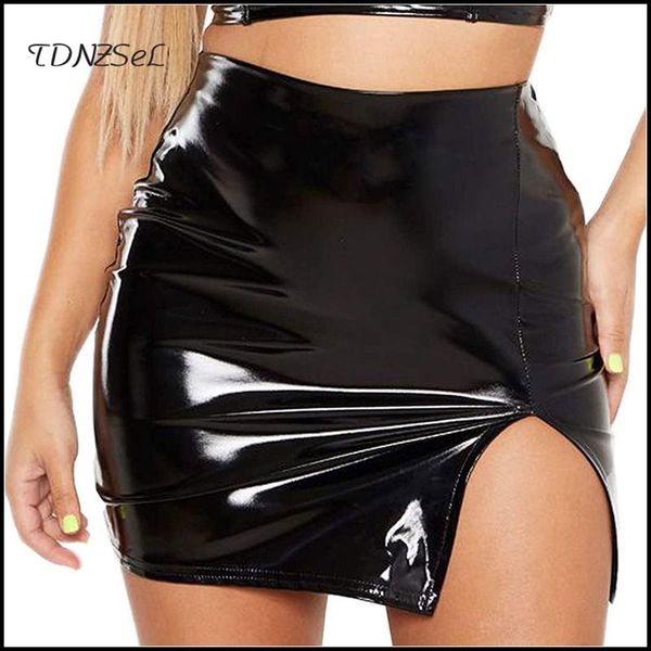 dresses high waist slim latex leather skirt women black pu mini skirt side split ladies stretch skinny clubwear shiny summer custom, White;black
dresses high waist slim latex leather skirt women black pu mini skirt side split ladies stretch skinny clubwear shiny summer custom, White;black