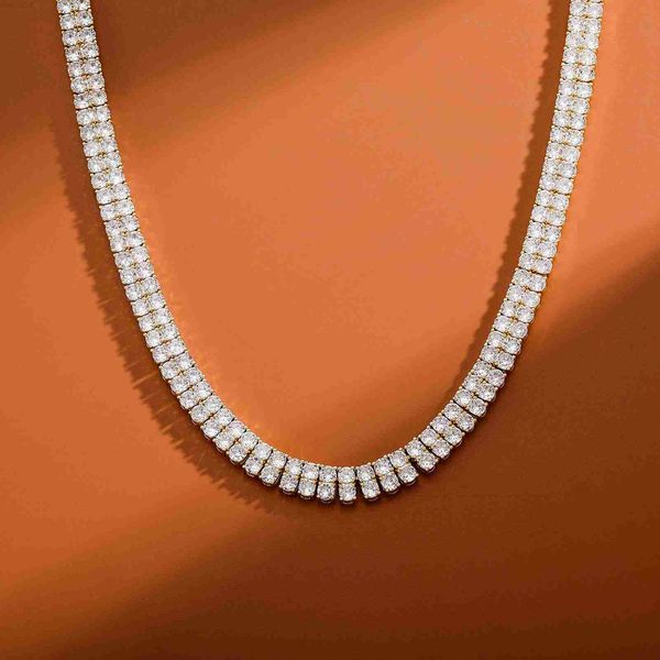 double layers 2 rows cz tennis chain 5a zircon two rows white gold 18k gold plated 3mm women fashion chain necklace, Silver
double layers 2 rows cz tennis chain 5a zircon two rows white gold 18k gold plated 3mm women fashion chain necklace, Silver