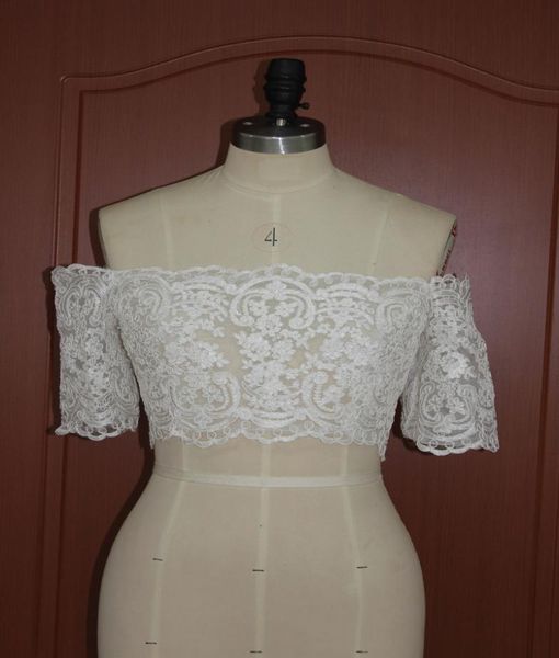 real pos 2017 lace hlaf sleeve off shoulder bolero jackets wedding dress cape for wedding bridal accessories custom made en10184155699, White
real pos 2017 lace hlaf sleeve off shoulder bolero jackets wedding dress cape for wedding bridal accessories custom made en10184155699, White