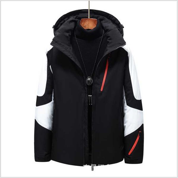 down jacket winter white duck down thickened casual warm jacket overalls coat gwh, Black
down jacket winter white duck down thickened casual warm jacket overalls coat gwh, Black