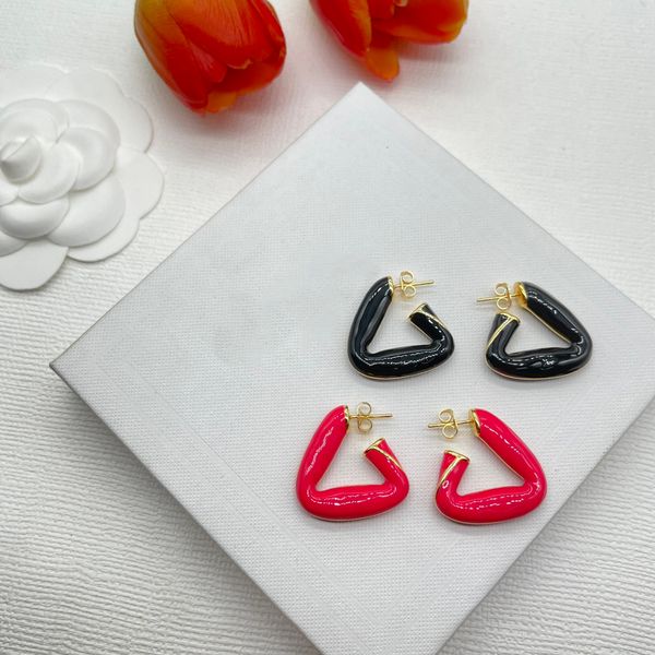 2023 earrings designer for women triangle stud luxury red black lovely earring for girl 925s silver jewelry, Golden;silver
2023 earrings designer for women triangle stud luxury red black lovely earring for girl 925s silver jewelry, Golden;silver