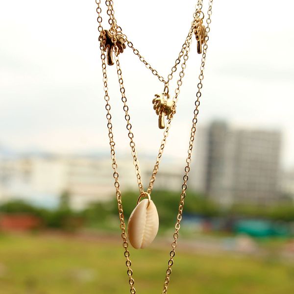 designer jewlery creative choker simple coconut shell multi-layer necklace female accessories handmade necklace personality necklace valenti, Silver
designer jewlery creative choker simple coconut shell multi-layer necklace female accessories handmade necklace personality necklace valenti, Silver