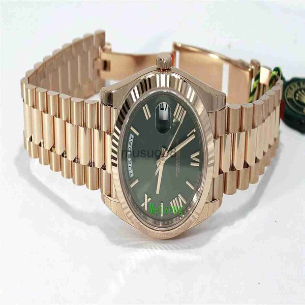 other watches luxury wristwatch brand new president 40mm day-date 228235 18k rose gold green olive dial watch new j230609, Slivery;black
other watches luxury wristwatch brand new president 40mm day-date 228235 18k rose gold green olive dial watch new j230609, Slivery;black