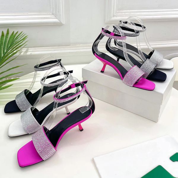 2023 women classic designer luxury peep-toe heeled sandals fashion womens one line buckle shoe lady rhinestones embellish cat heel outer wea, Black
2023 women classic designer luxury peep-toe heeled sandals fashion womens one line buckle shoe lady rhinestones embellish cat heel outer wea, Black