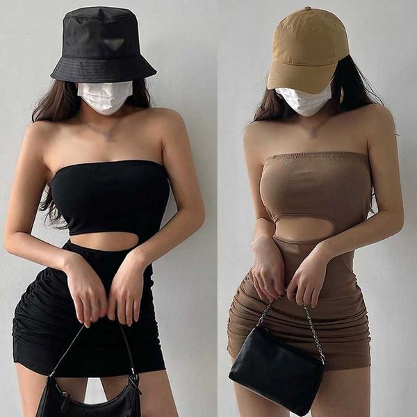 tube dress female summer design niche slim-fit slimmer look unilateral hollow exposed waist tight-fitting hip skirt sleeveless, Black;gray
tube dress female summer design niche slim-fit slimmer look unilateral hollow exposed waist tight-fitting hip skirt sleeveless, Black;gray