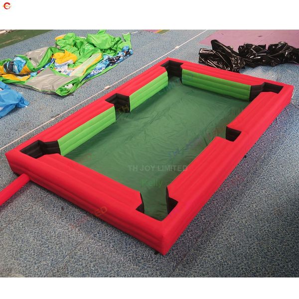 Image of 12x6m (40x26ft) Free Shipment Outdoor Activities football human soccer pool table Inflatable Snooker Field billiards foot snooker pools