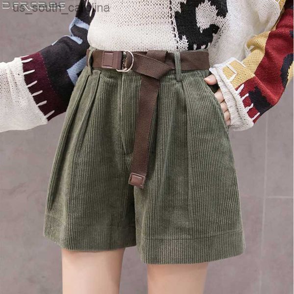 casual streetwear s-5xl plus size shorts for women winter high waist corduroy ladies shorts with belt loose wide leg short femme l230522, White;black
casual streetwear s-5xl plus size shorts for women winter high waist corduroy ladies shorts with belt loose wide leg short femme l230522, White;black