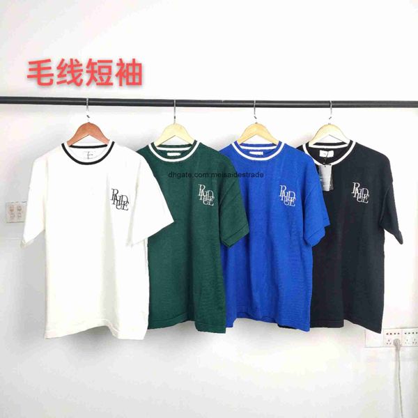 designer t shirt 2022 autumn and winter new high street trend rhudes wool short sleeve simple and versatile men and women lovers half sleeve, White;black
designer t shirt 2022 autumn and winter new high street trend rhudes wool short sleeve simple and versatile men and women lovers half sleeve, White;black
