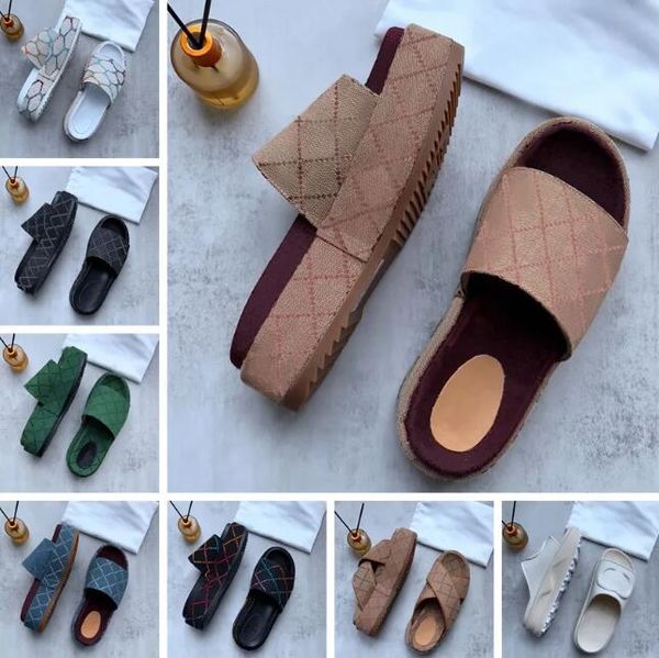 2023 designer slippers fashion platform sandals letter embroidery slides lady slide wedges sandal beach landy girls 60mm canvas sliders size, Black
2023 designer slippers fashion platform sandals letter embroidery slides lady slide wedges sandal beach landy girls 60mm canvas sliders size, Black