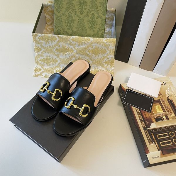 fashion designer women slippers loafers luxury genuine leather mules princetown female white black metal chain casual walking shoes 35-41
fashion designer women slippers loafers luxury genuine leather mules princetown female white black metal chain casual walking shoes 35-41