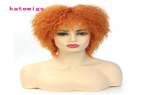 8inch synthetic short afro kinky curly wig orange color wigs for women hair6856804, Black
8inch synthetic short afro kinky curly wig orange color wigs for women hair6856804, Black