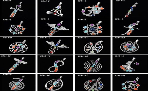 whole 22 mix style natural crystal gemstone pendant seven chakra religious pendant alloy inlaid gemstone pendant 0125110188, Silver
whole 22 mix style natural crystal gemstone pendant seven chakra religious pendant alloy inlaid gemstone pendant 0125110188, Silver