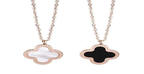 not fade leaf necklaces 18k rose gold plated titanium steel four flower design pendants choker fashion charm link chain jewelry wo4298415, Silver
not fade leaf necklaces 18k rose gold plated titanium steel four flower design pendants choker fashion charm link chain jewelry wo4298415, Silver