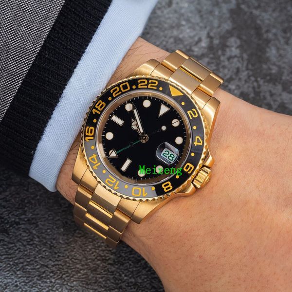 luxury wristwatch brand new men's automatic watches gmt ii 40mm 116718 black dial with yellow gold oyster bracelet, Slivery;golden
luxury wristwatch brand new men's automatic watches gmt ii 40mm 116718 black dial with yellow gold oyster bracelet, Slivery;golden