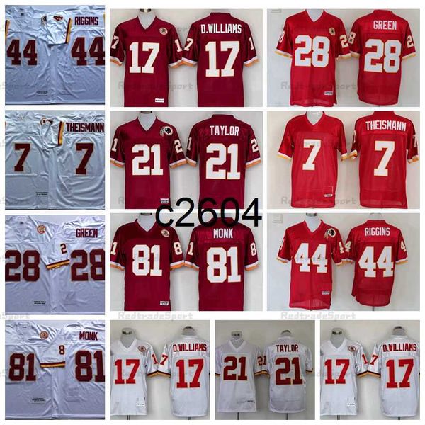 c2604 vintage 7 joe theismann 44 john riggins football jerseys mens 28 darrell green 81 art monk 21 sean taylor 17 doug williams stitched je, Black
c2604 vintage 7 joe theismann 44 john riggins football jerseys mens 28 darrell green 81 art monk 21 sean taylor 17 doug williams stitched je, Black