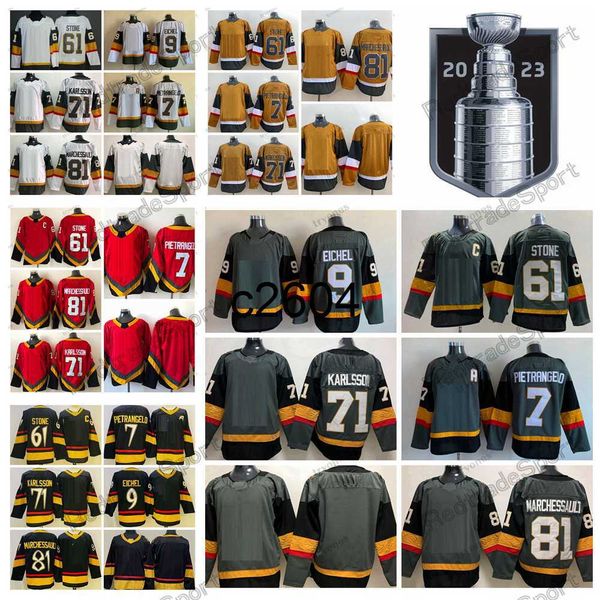 c2604 2023 stanley cup final 61 mark stone hockey jerseys 7 alex pietrangelo 71 william karlsson 81 jonathan marchessault 9 jack eichel jers, Black
c2604 2023 stanley cup final 61 mark stone hockey jerseys 7 alex pietrangelo 71 william karlsson 81 jonathan marchessault 9 jack eichel jers, Black