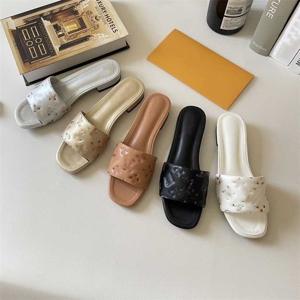 2023 summer slippers designer womens rubber slide waterfront embossed mule fashion women monograms pool slides flat comfort sandal loafers s, Black
2023 summer slippers designer womens rubber slide waterfront embossed mule fashion women monograms pool slides flat comfort sandal loafers s, Black