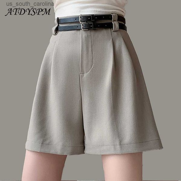 fashion high street drape cargo shorts women casual solid color high waist wide leg shorts office lady summer bottoms with belt l230522, White;black
fashion high street drape cargo shorts women casual solid color high waist wide leg shorts office lady summer bottoms with belt l230522, White;black