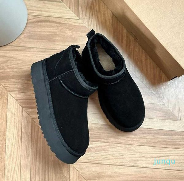 boots ultra mini platform boot designer woman winter ankle australia snow thick bottom real leather warm fluffy booties with fur advanced de, Black
boots ultra mini platform boot designer woman winter ankle australia snow thick bottom real leather warm fluffy booties with fur advanced de, Black