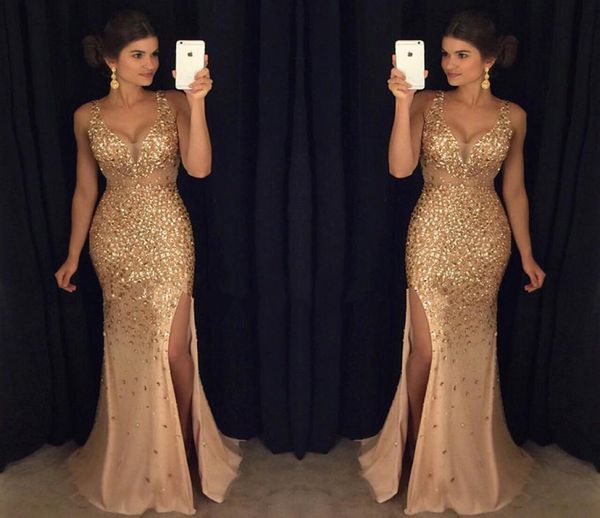 champagne luxury vneck mermaid evening dresses 2022 sleeveless formal dress open fork in dress5338109, Black;red
champagne luxury vneck mermaid evening dresses 2022 sleeveless formal dress open fork in dress5338109, Black;red