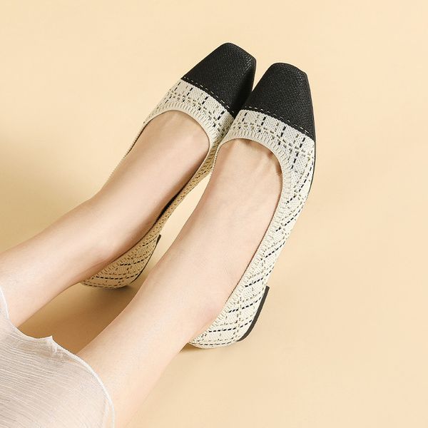 large flat shoes 42/43/4 womens shoes 1 knitted fashionable breathable anti-slip beautiful color matching 2023 spring and autum, Black
large flat shoes 42/43/4 womens shoes 1 knitted fashionable breathable anti-slip beautiful color matching 2023 spring and autum, Black
