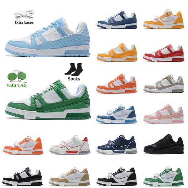 designer sneakers virgil trainer casual shoes luxury fashion calfskin leather abloh tripler white blue dhgate platform mens women vuittns lo, Black
designer sneakers virgil trainer casual shoes luxury fashion calfskin leather abloh tripler white blue dhgate platform mens women vuittns lo, Black