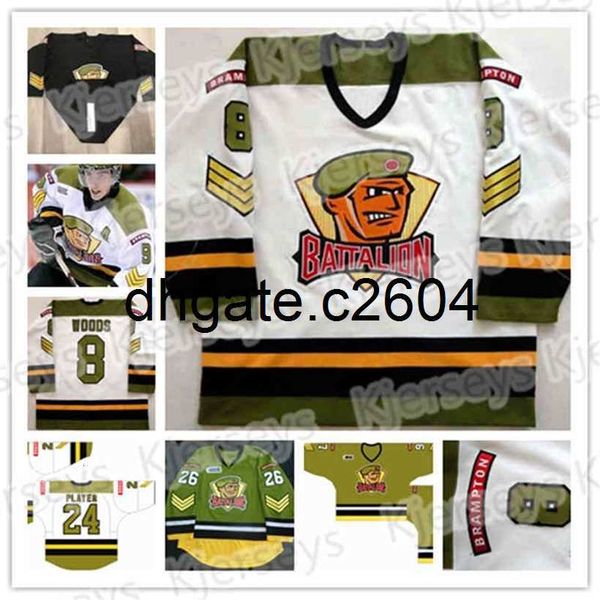 cc2604 c202 custom vintage ohl brampton battalion hockey jerseys 19 cody hodgson 20 derek gregorack 41 mclean jersey philip lane matt duchen, Black
cc2604 c202 custom vintage ohl brampton battalion hockey jerseys 19 cody hodgson 20 derek gregorack 41 mclean jersey philip lane matt duchen, Black
