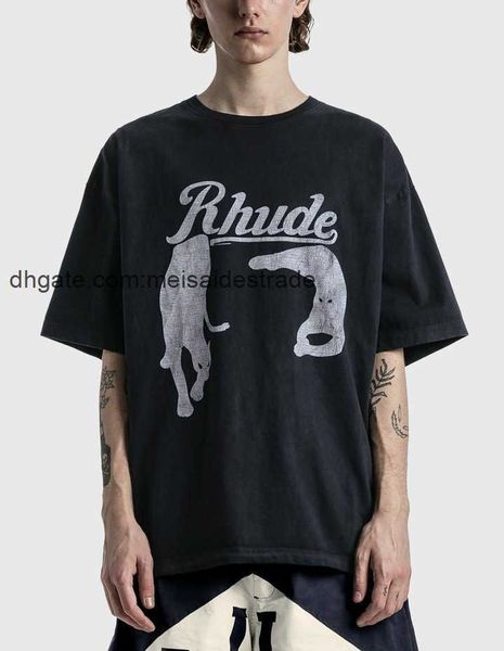 designer t shirt rhudes spring summer night cat print high street short sleeve t-shirt cotton 260g, White;black
designer t shirt rhudes spring summer night cat print high street short sleeve t-shirt cotton 260g, White;black
