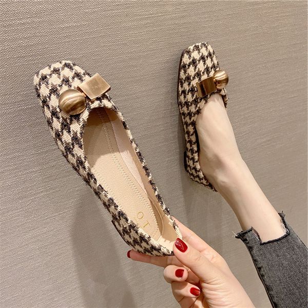 summer flat bottom shallow mouth flats womens soft sole versatile check single shoes apricot square head 31 32 45 46 lady shoe, Black
summer flat bottom shallow mouth flats womens soft sole versatile check single shoes apricot square head 31 32 45 46 lady shoe, Black