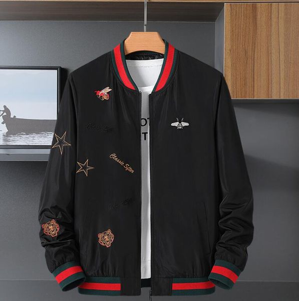men's jacket 2023 spring and autumn new men's fashion embroidery jacket thin stand neck baseball jersey men's jacket, Black;brown
men's jacket 2023 spring and autumn new men's fashion embroidery jacket thin stand neck baseball jersey men's jacket, Black;brown