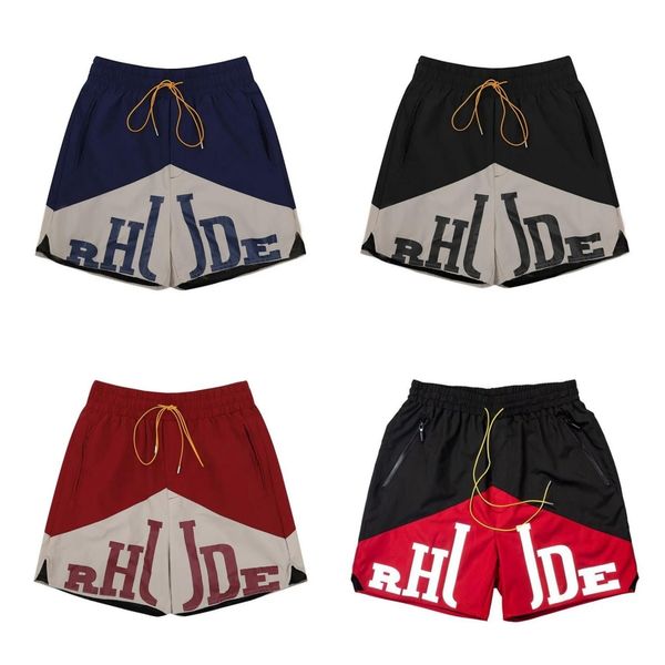 men's shorts designer sport summer summer swim short men limited rhude shorts knee length hip hop high shorts street sports training be, White;black
men's shorts designer sport summer summer swim short men limited rhude shorts knee length hip hop high shorts street sports training be, White;black