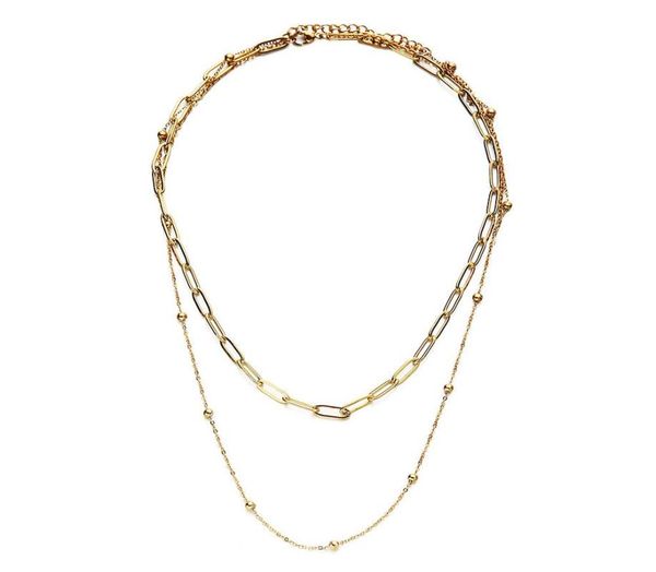 new fashion design stainless steel square paperclip chains choker necklaces for women double layer necklace jewelry valentine0397860771, Silver
new fashion design stainless steel square paperclip chains choker necklaces for women double layer necklace jewelry valentine0397860771, Silver