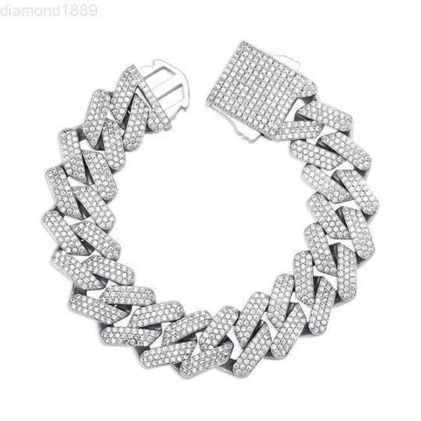 aaa gems 18mm miami cuban link bracelet 925 sterling silver jewelry vvs moissanite diamond bracelet
aaa gems 18mm miami cuban link bracelet 925 sterling silver jewelry vvs moissanite diamond bracelet
